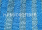 الاعوجاج محبوك الأزرق ستوكات الملتوية كومة النسيج ل خرقة / المنفضة، البوليستر النسيج